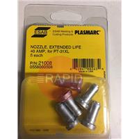 0558000508 ESAB Plasma Nozzle 35/40A (Pack of 5)