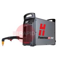 059691 Hypertherm Powermax 105 SYNC Plasma Cutter with 75° 15.2m Hand Torch, 400v CE
