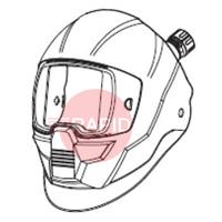 0700000813 ESAB Sentinel A50 Air Helmet Shell with Air Duct (without ADF /Headgear /Face Seal)