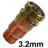 12517GL Furick 3.2mm Stubby Gas Lens Collet Body - Tig Torch Sizes 17, 18 and 26