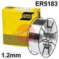 1816129870 ESAB OK Autrod 5183 1.2mm Aluminium MIG Wire, 7Kg Reel. ER5183 (OK Autrod 18.16)