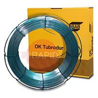 1V40400300 ESAB OK Tubrodur 35 S M 4mm Hardfacing Flux Cored Wire, 25Kg Carton. (OK Tubrodur 15.40S)