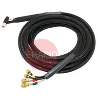 2-2110 Thermal Arc PWH-3A (70 degree) Plasma Welding Torch with 3.8M Leads, incl quick disconnect