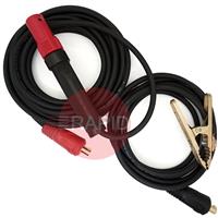 25010DL Deluxe Electrode Cable Set, with 6m Electrode Lead and 4m Earth Cable Set
