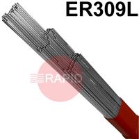 30910 309L Stainless Steel TIG Wire, 1000mm Cut Lengths - AWS A5.9 ER309L. 5Kg Pack