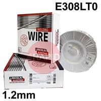 585155 Lincoln Electric Cor-A-Rosta 304L, 1.2mm Stainless Steel Flux Cored MIG Wire, 15Kg Reel, E308LT0-1/-4