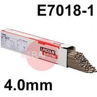 619045 Lincoln Electric 7018-1 Low Hydrogen Electrodes 4.0mm Diameter x 450mm Long. 17.4kg Carton (3 x 5.8kg 85 Rod Packs). E7018-1