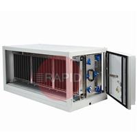 7942142000 Plymovent SFE-75 Stationary Filter Unit with Electrostatic Filter 7500 m³/h, 400v 3ph, Right - Left Airflow