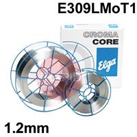 95852112 Elga Cromacore DW 309MoLP, 1.2mm Stainless Flux Cored MIG Wire, 5Kg Reel (Pack of 2), E309LMoT1-4/-1