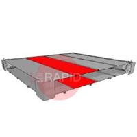 9750401030 Plymovent Roof Panel Set (Extension) 2.0m (1x2)