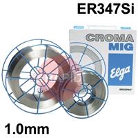 98222010 Elga Cromamig 347Si 1mm Stainless MIG Wire, 15Kg Reel