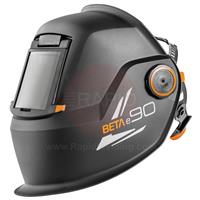 9873022 Kemppi Beta e90P Welding Helmet, with 110 x 90mm Passive Shade 11 Lens and Flip Front for Grinding