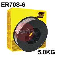 A18085 ESAB OK AristoRod 12.50, Premium A18 MIG Wire, 5Kg Reel, ER70S-6