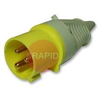 AL9212 110v Yellow 3 Pin Plug 32 Amp