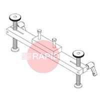BO-ARM-2380 Bug-O Support Bar with Screw Feet for Bent Rail
