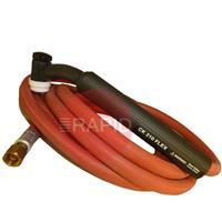 CK-CK2112HFX CK210 Flex Head 200 Amp TIG Torch with 3.8m Cable 1/4 Thread