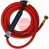 CK-CK2625RSFRG CK26 Gas Cooled 200 Amp TIG Torch with 1pc 8m Superflex Cable. 3/8