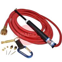 CK-MR712SF CK MR70 Air Cooled Micro Torch Package, 70Amp, with 3.8m Superflex Cable, 3/8