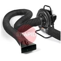 EM7130200700 Lincoln Mobiflex 100 NF Portable Extraction Fan with Frame 220v. Hose & Nozzle Sold Seperately.