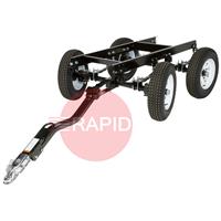 K2641-2 Lincoln Four Wheel Steerable Yard Trailer with Duo-Hitch