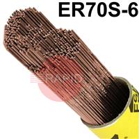 P126416R150R ESAB OK Tigrod 12.64 TIG Wire, 5Kg Pack. ER70S-6
