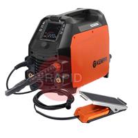 P23T225G4R Kemppi Minarc T 223 AC/DC GM TIG Welder Air Cooled Package, with TX 225G 4m Torch & Foot Pedal - 110/240v, 1ph