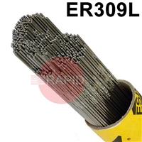 PAR165316R150 ESAB OK Tigrod 309L Stainless Steel TIG Wire, 1000mm Cut Lengths - AWS A5.9 ER309L. 5Kg Pack