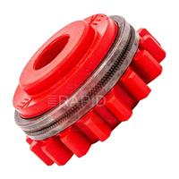 W001057 Kemppi Lower Feed Roll. 1.0mm Knurled Red