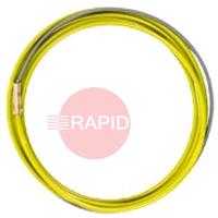 W006455 Kemppi FE 3.5M Yellow Wire Liner - 1.4mm - 1.6mm Ferrous
