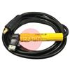 25X035H Electrode Holder Assembly. 25mm Sq Cable 35/50mm Dinse Termination. 200amp