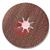 2102  4961 Sialox Fibre Disc Star Centre Hole B 115mm 36 Grit