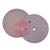 CK-TL2612RRG  SAITAC D-VEL 4S Paper Hook & Loop No Hole Aluminium/Oxide Velcro Disc 150mm, Grit 600 (Box of 100)