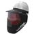 BI-RAB-GRIP-255  Optrel Weldcap Hard Auto Darkening Welding Helmet for use with Hard Hat, Shade 9 - 12