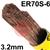 W022459  ESAB OK Tigrod 12.64 3.2mm Steel TIG Wire, 5Kg Pack - AWS A5.18 ER70S-6
