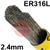 0000112274  Esab OK Tigrod 316L Stainless Steel Tig Wire, 2.4mm Diameter x 1000mm Cut Lengths - AWS A5.9 ER316L. 5.0kg Pack