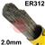 167520R150  ESAB OK Tigrod 312 Stainless Steel TIG Wire, 2mm Diameter x 1000mm Cut Lengths - AWS A5.9 ER312, 5Kg Pack
