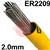 168620R150  Esab OK Tigrod 2209 Duplex Tig Wire, 2.0mm Diameter x 1000mm Cut Lengths - AWS A5.9: ER2209. 5.0kg Pack