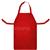 3M-94003-Q  Red Leather Welding Apron with Ties - 24 x 36
