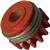 3133210  Kemppi Feed Roller. Standard Red, 1.0mm -1.2mm Plain V Groove