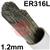 108020-0190  316L Stainless Steel Tig Wire, 1.2mm Diameter x 1000mm Cut Lengths - AWS A5.9 ER316L. 5.0kg Pack