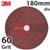 3M-89720  3M 782C Fibre Disc, 180mm Diameter, 60+ Grit, Box of 25