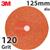 3M-89743  3M 787C Slotted Fibre Disc, 125mm (5