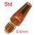 SP015842  Fronius - Contact Tip 0.6mm / M6 / 8mm x 24mm (Pack Of 10)