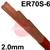 790093035  Lincoln Electric LNT 26, 2.0mm TIG Wire, 5Kg Packet, ER70S-6