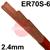 44510100  Lincoln Electric LNT 26, 2.4mm TIG Wire, 5Kg Packet, ER70S-6