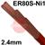 605136  Lincoln LNT Ni1 Steel Tig Wire, 2.4mm Diameter x 1000mm Cut Lengths - AWS A5.28 ER80S-Ni1. 5.0kg Pack
