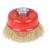 BRAND-LINCOLN  Abracs Crimp Wire Cup Brush, 100mm Diameter x M14 Thread (Pack of 5)