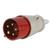 115120  P17 5 Pin Red Plug 32 Amp