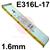 1890  Esab OK 63.30 Stainless Steel Electrodes 1.6mm Diameter x 300mm Long. 0.7kg Vacpac (93 Rods). E316L-17