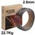 0000100739  Lincoln Electric Lincore 15CrMn, 2.8mm Hardfacing Flux Cored MIG Wire, 22.7Kg Reel, MF7-GF-250-KP